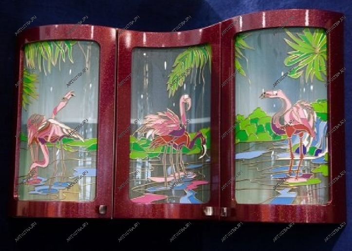 Фото-кухонные фасады в стиле пейзаж