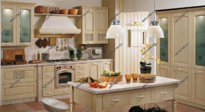 Пескоструй на фасадах в дизайне идеальной кухни