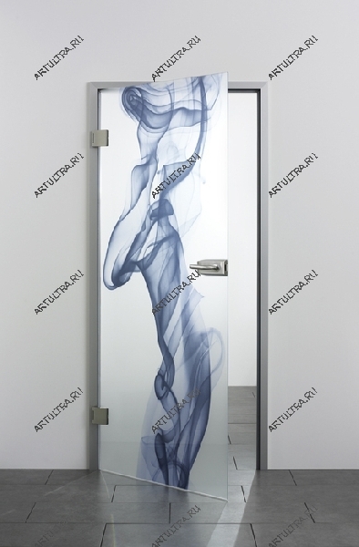 Примеры трафаретной печати на стекле двери2