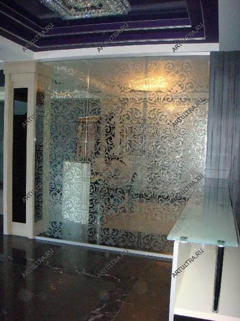 Типы витражных перегородок для кухни.