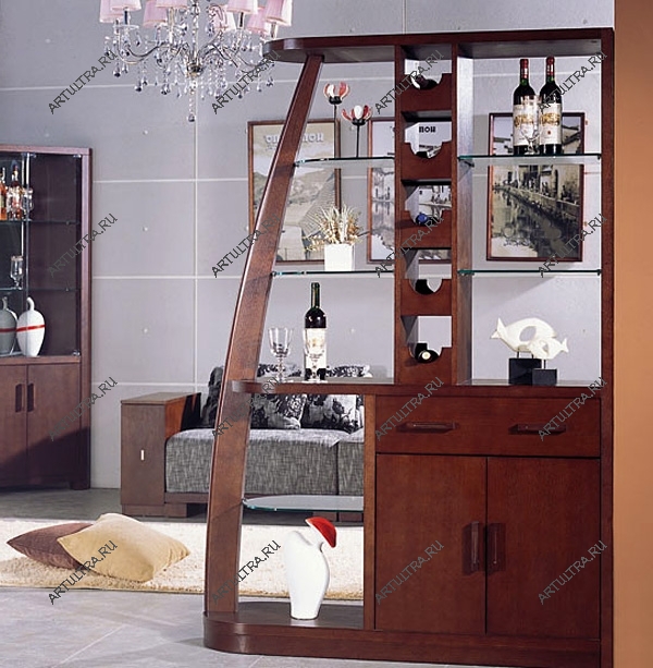 Типы декоративных перегородок в гостиной.