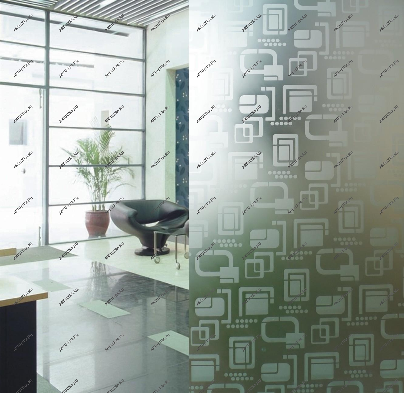 Типы декоративных перегородок из стекла