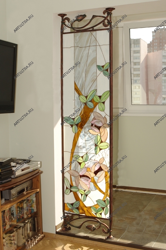 Типы декоративных перегородок из стекла