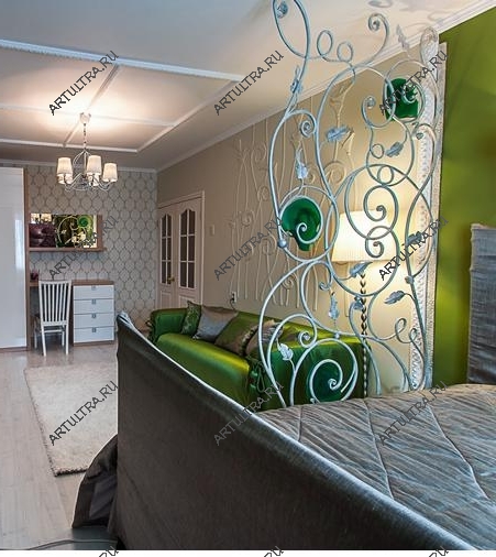 Типы декоративных стеклянных перегородок.