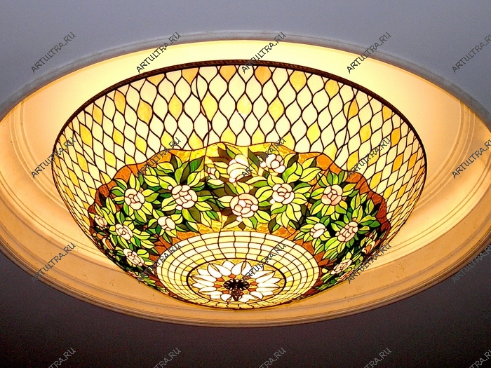 витраж-люстра